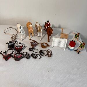 Schleich Rodeo Show horses western Toy Figures. Quality. Collectible 🐎 🐎